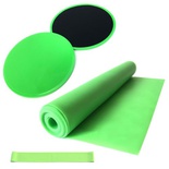 Generic 4pcs Yoga Equipment Set Discs Core Sliders Resistance Loop